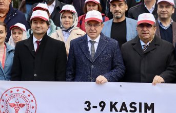 Trabzon'da organ bağışı için farkındalık yürüyüşü gerçekleştirildi