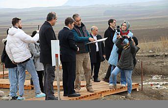 Amasya Valisi Bakan, Oluz Höyük kazı alanında incelemelerde bulundu