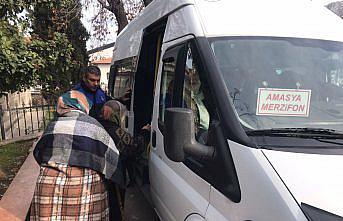 Amasya'da zabıtadan dilenci operasyonu