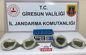 Giresun'da uyuşturucu operasyonunda 2 zanlı tutuklandı