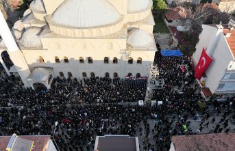 Isparta'da helikopter kazasında şehit olan Teğmen Dağlı, Samsun'da son yolculuğuna uğurlandı