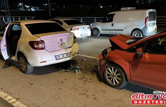 Karabük'te zincirleme trafik kazasında 3 kişi yaralandı