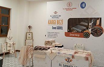 Kargı Bezi Geleneksel El Sanatları Festivalinde tanıtıldı