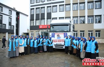 Ordu'dan Suriye'ye 4 yardım tırı gönderildi