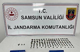 Samsun'da 113 sikke ele geçirildi