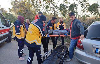 Samsun'da iki otomobilin çarpıştığı kazada 2 kişi yaraladı