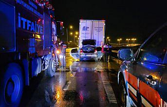 Samsun'da tıra çarpan otomobilin sürücüsü hayatını kaybetti