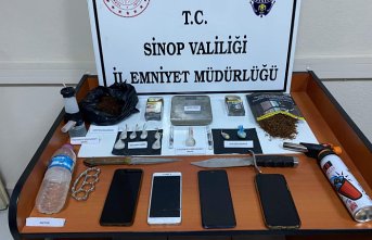 Sinop'ta uyuşturucu operasyonunda yakalanan 3 zanlı tutuklandı