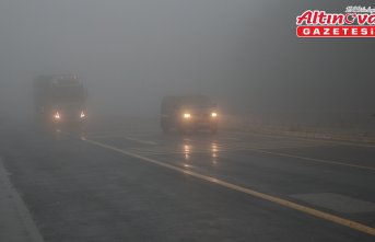 Bolu Dağı'nda sis ulaşımı olumsuz etkiledi