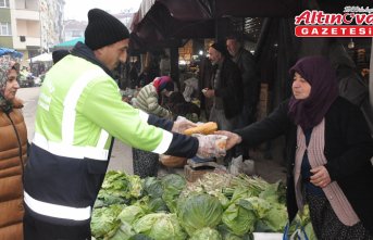 Boyabat'ta pazar esnafına çorba ikram edildi