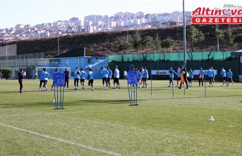 Trabzonspor, Kayserispor maçının hazırlıklarını sürdürdü