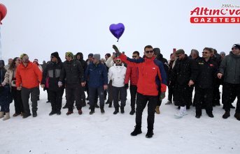 Giresun'da doğa tutkunları Kümbet Yaylası'ndaki kar festivalinde buluştu