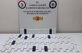 Samsun'da kaçak cep telefonu operasyonunda 1 şüpheli yakalandı