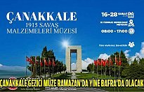 ÇANAKKALE GEZİCİ MÜZE RAMAZAN’DA YİNE BAFRA’DA OLACAK