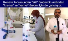 Kenevir tohumundan "süt" üretiminin ardından "krema" ve "kahve" üretimi için de çalışılıyor