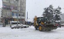 Asarcık'ta yoğun kar yağışı ilçeyi olumsuz etkiledi