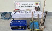 Zonguldak'ta kaçak kazı yapan 2 şüpheli yakalandı