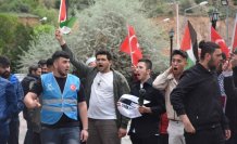 Gümüşhane Üniversitesinde Filistin'e destek yürüyüşü düzenlendi