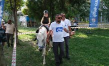 Karabük'te çocuklar küçük yaşta ata binme heyecanı yaşadı