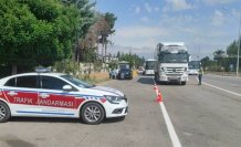 Merzifon’da jandarma ekiplerinin trafik denetimleri sürüyor