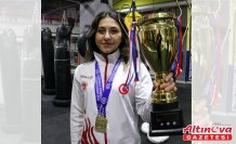 Avrupa şampiyonu milli kick boksçu Asuman Çığlıoğlu, hedef büyüttü