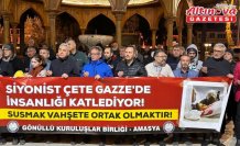 Amasya'da İsrail'in Gazze'ye saldırıları protesto edildi
