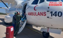 Hava Kuvvetlerinin ambulans uçağı Samsun'dan Ankara'ya organ nakletti