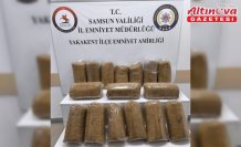 Samsun'da 80 kilogram kaçak tütün ele geçirildi