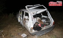 Amasya’da ağaçlara çarpan otomobildeki 7 kişi yaralandı