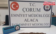 Çorum'da üzerinde uyuşturucu bulunan 3 zanlı gözaltına alındı