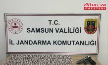 Samsun'da minibüsün altına gizlenen sentetik ecza hapı ele geçirildi