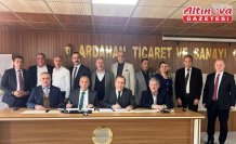 Artvin Ticaret Borsası ile Ardahan Ticaret ve Sanayi Odası kardeş oda protokolü imzaladı