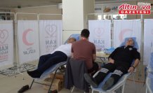 Havza'da sağlık çalışanlarından kan bağışı