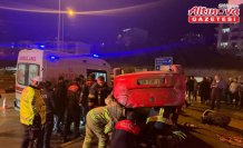 Bartın'da polisin “dur“ ihtarına uymayan sürücü kaza yaptı, 3 kişi yaralandı