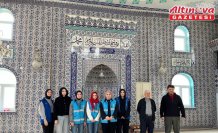 Alaçam Gençlik Merkezi gönüllüleri camilerde temizlik yapıyor
