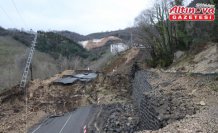 Ordu'da heyelan nedeniyle Ünye-Akkuş yolu ulaşıma kapandı