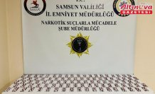Samsun'da 1192 uyuşturucu hap ele geçirildi