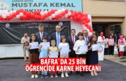 BAFRA'DA KARNE HEYECANI