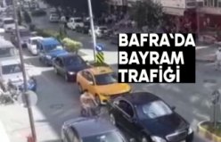 BAFRA'DA BAYRAM TRAFİĞİ