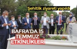 BAFRA’DA 15 TEMMUZ ETKİNLİKLERİ