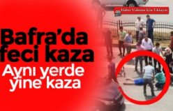 BAFRA’DA KAZA 1 AĞIR YARALI