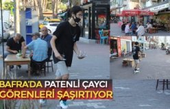 BAFRA’DA PATENLİ ÇAYCI GÖRENLERİ ŞAŞIRTIYOR