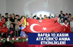 Bafra 10 Kasım Atatürk`ü anma etkinlikleri