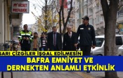 Bafra Emniyet ve Dernekten anlamlı etkinlik