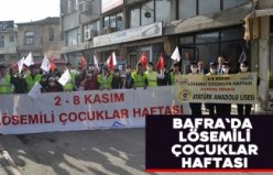 Bafra`da Lösemili çocuklar haftası