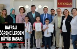 Bafralı öğrencilerden büyük başarı