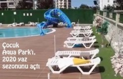 Çocuk Aqua Park'ı, 2020 yaz sezonunu açtı