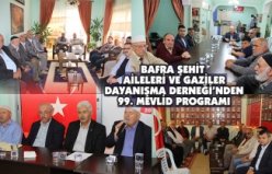 Bafra şehit aileleri ve gaziler dayanışma derneği