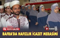 Bafra'da Hafızlık İcazet Merasimi