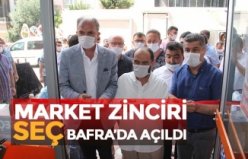 MARKET ZİNCİRİ SEÇ BAFRA’DA AÇILDI